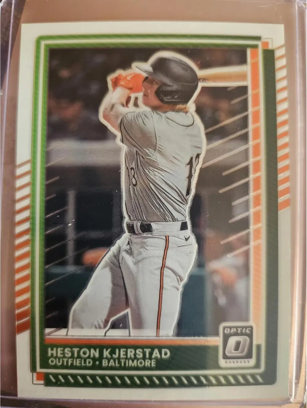 Heston Kjerstad - 2025 Panini OPTIC insert - #8 - Orioles - RAW Mint
